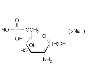 D-Glucosamine 6-phosphate sodium salt (CAS 70442-23-8) - chemical structure image