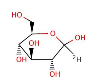 D-Glucose-1-d (CAS 106032-61-5) - chemical structure image