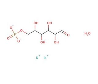 D-Glucose-6-phosphate, dipotassium (CAS 5996-17-8) - chemical structure image