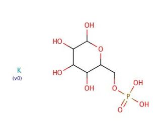 D-Glucose 6-phosphate potassium salt (CAS 103192-55-8) - chemical structure image