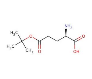 D-Glutamic acid gamma-tert-butyl ester (CAS 45125-00-6) - chemical structure image