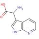 D,L-7-Aza-3-indolylglycine (CAS 1052209-51-4) - chemical structure image