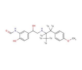 D,L-Formoterol-D6 (Major) (CAS 1020719-45-2) - chemical structure image
