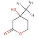 D,L-Mevalonic Acid Lactone-d3 (CAS 61219-76-9) - chemical structure image