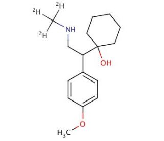 D,L-N-Desmethyl Venlafaxine-d3 (CAS 149289-30-5 (unlabeled)) - chemical structure image