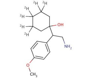 D,L-N,N-Didesmethyl Venlafaxine-d6 - chemical structure image