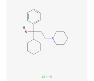 D,L-Trihexyphenidyl, Hydrochloride (CAS 58947-95-8) - chemical structure image