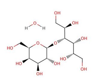 D-Lactitol monohydrate (CAS 81025-04-9) - chemical structure image