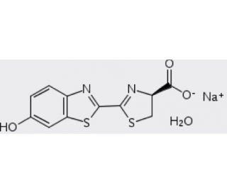 D-Luciferin, sodium salt monohydrate (CAS 103404-75-7) - chemical structure image