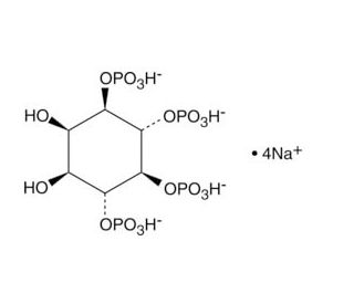 D-myo-Inositol-1,4,5,6-tetraphosphate, sodium salt (CAS 157542-47-7) - chemical structure image