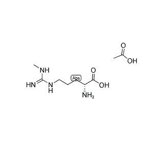 D-N<sup>G</sup>-Monomethylarginine (D-NMMA) (CAS 137694-75-8) - chemical structure image