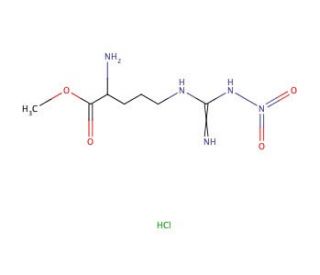 D-N<sup>G</sup>-Nitroarginine Methyl Ester hydrochloride (CAS 50912-92-0) - chemical structure image