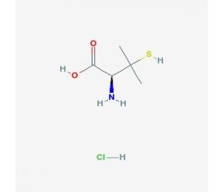 D-Penicillamine Hydrochloride (CAS 2219-30-9) - chemical structure image
