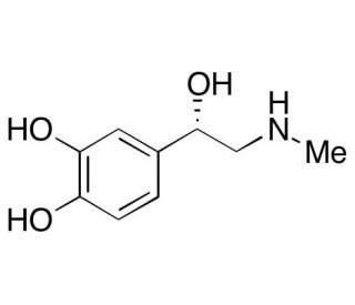 D-(&plus;)-Epinephrine (CAS 150-05-0) - chemical structure image
