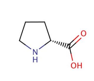 D-Proline (CAS 344-25-2) - chemical structure image
