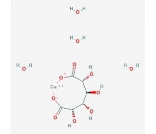 D-saccharic acid calcium salt tetrahydrate (CAS 5793-89-5) - chemical structure image