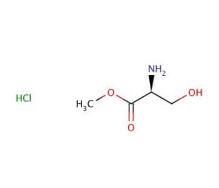 D-Serine Methyl Ester Hydrochloride (CAS 5874-57-7) - chemical structure image