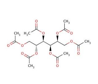 D-Sorbitol hexaacetate (CAS 7208-47-1) - chemical structure image