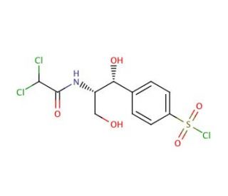 D-threo-1-(4-Chlorosulfonylphenyl)-2-dichloroacetylamino-1,3-propanediol - chemical structure image