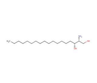 D-threo-Dihydrosphingosine (CAS 6036-86-8) - chemical structure image