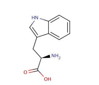 D-Tryptophan (CAS 153-94-6) - chemical structure image