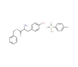 D-Tyrosine benzyl ester 4-toluenesulfonate salt (CAS 97984-63-9) - chemical structure image