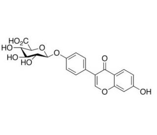 Daidzein 4&prime;-&beta;-D-glucuronide - chemical structure image