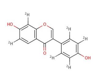Daidzein-d6 (CAS 291759-05-2) - chemical structure image