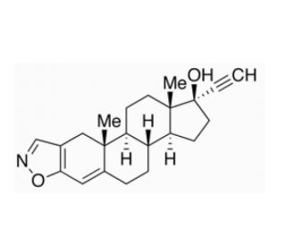 Danazol (CAS 17230-88-5) - chemical structure image
