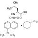 Dansyl-L-leucine cyclohexylammonium salt (CAS 42954-58-5) - chemical structure image