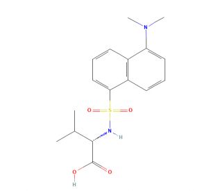 Dansyl-L-valine (CAS 1098-50-6) - chemical structure image