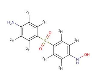 Dapsone Hydroxylamine-d4 (CAS 1330185-26-6) - chemical structure image
