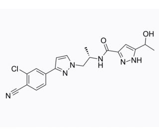 Darolutamide (CAS 1297538-32-9) - chemical structure image