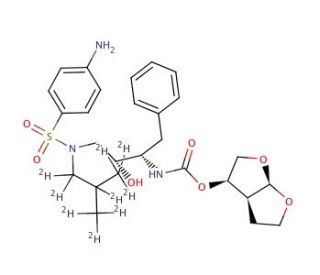Darunavir-d9 (CAS 1133378-37-6) - chemical structure image