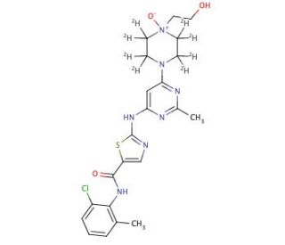 Dasatinib-d8 N-Oxide - chemical structure image