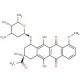 Daunorubicin hydrochloride (CAS 23541-50-6) - chemical structure image