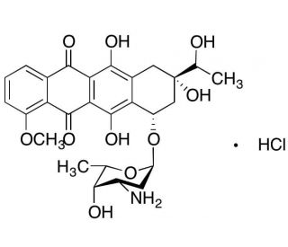 Daunorubicinol Hydrochloride (Mixture of Diastereomers) (CAS 28008-53-9) - chemical structure image