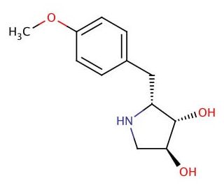 Deacetylanisomycin - chemical structure image