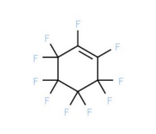 Decafluorocyclohexene (CAS 355-75-9) - chemical structure image