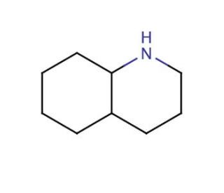 Decahydroquinoline, mixture of cis and trans (CAS 2051-28-7) - chemical structure image