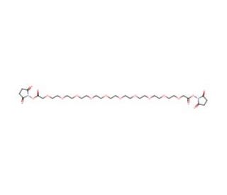Decaoxadotriacontadioic Acid Bis(N-Hydroxysuccinimide) Ester - chemical structure image