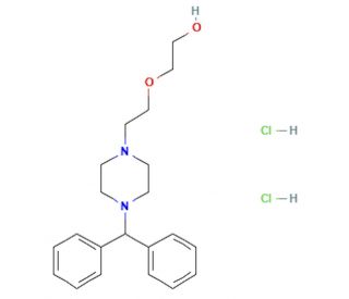 Decloxizine hydrochloride (CAS 13073-96-6) - chemical structure image