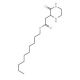 Decyl 2-(3-oxo-2-piperazinyl)acetate - chemical structure image