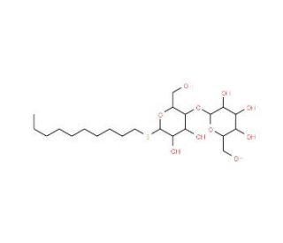 Decyl-&beta;-D-1-thiomaltopyranoside (CAS 148565-56-4) - chemical structure image