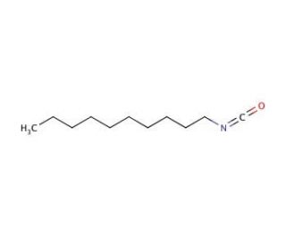 Decyl isocyanate (CAS 1191-69-1) - chemical structure image