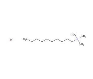 Decyltrimethylammonium bromide (CAS 2082-84-0) - chemical structure image