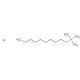 Decyltrimethylammonium bromide (CAS 2082-84-0) - chemical structure image