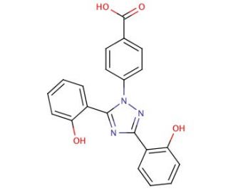 Deferasirox (CAS 201530-41-8) - chemical structure image
