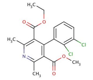 Dehydro Felodipine (CAS 96382-71-7) - chemical structure image