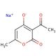Dehydroacetic acid sodium salt (CAS 4418-26-2) - chemical structure image